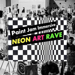NEON ART RAVE - Paint Jam Immersive event @XYZ Brentford - Sunday 28th December, 2.30-5pm