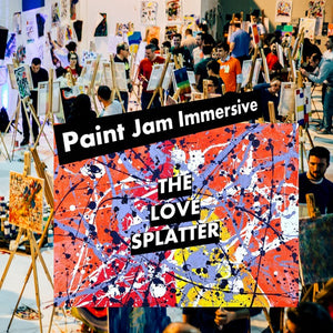 The Love Splatter - Paint Jam Immersive event - VALENTINE'S SPECIAL @XYZ Brentford- Saturday 14th February 2026, 6.30pm-9pm