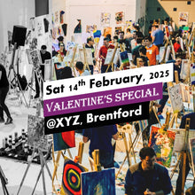 The Love Splatter - Paint Jam Immersive event - VALENTINE'S SPECIAL @XYZ Brentford- Saturday 14th February 2026, 6.30pm-9pm