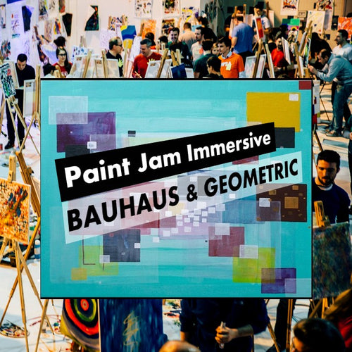 Bauhaus & Geometric - Paint Jam Immersive event @XYZ Brentford - Sunday 30th March 2026. 2.30-5pm