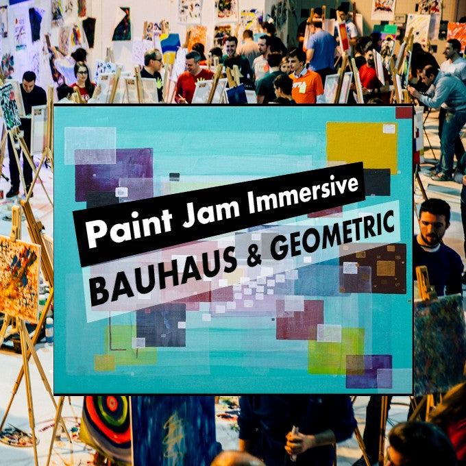 Bauhaus & Geometric - Paint Jam Immersive event @XYZ Brentford - Sunday 30th March 2026. 2.30-5pm