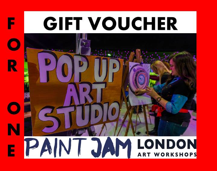 GIFT VOUCHER FOR 1 - PAINT JAM LONDON