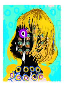 It takes tears to make a river - art print, by Eugene Ankomah