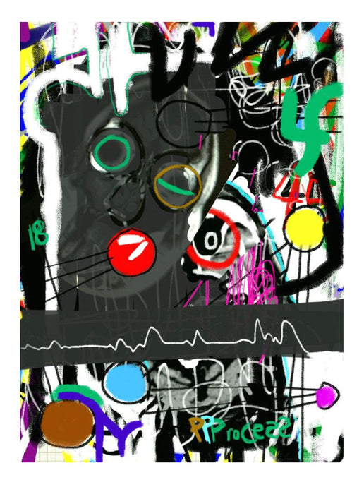 Let the music play - art print, by Eugene Ankomah