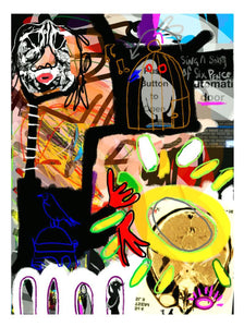 Make belief, just do it after Sunday dinner - art print, by Eugene Ankomah